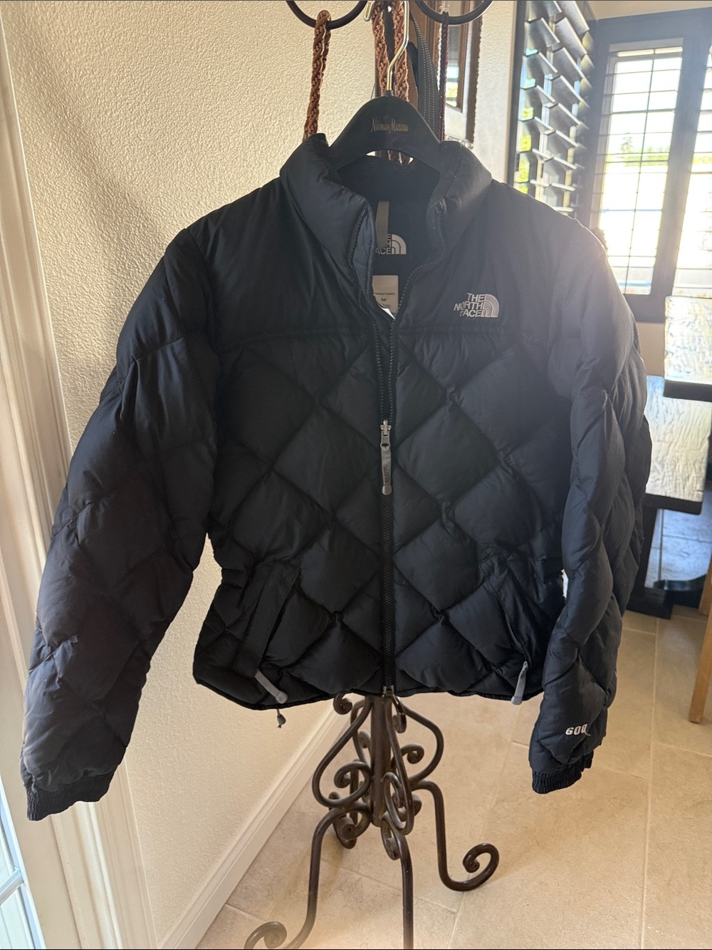 The North Face Women's Black Diamond-Quilt Puffer Jacket